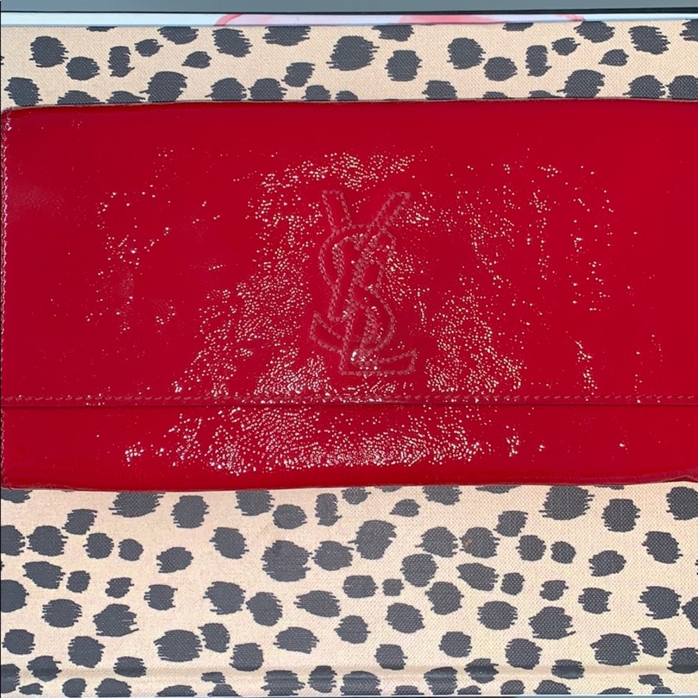 Saint Laurent Belle de Jour Patent leather Clutch
